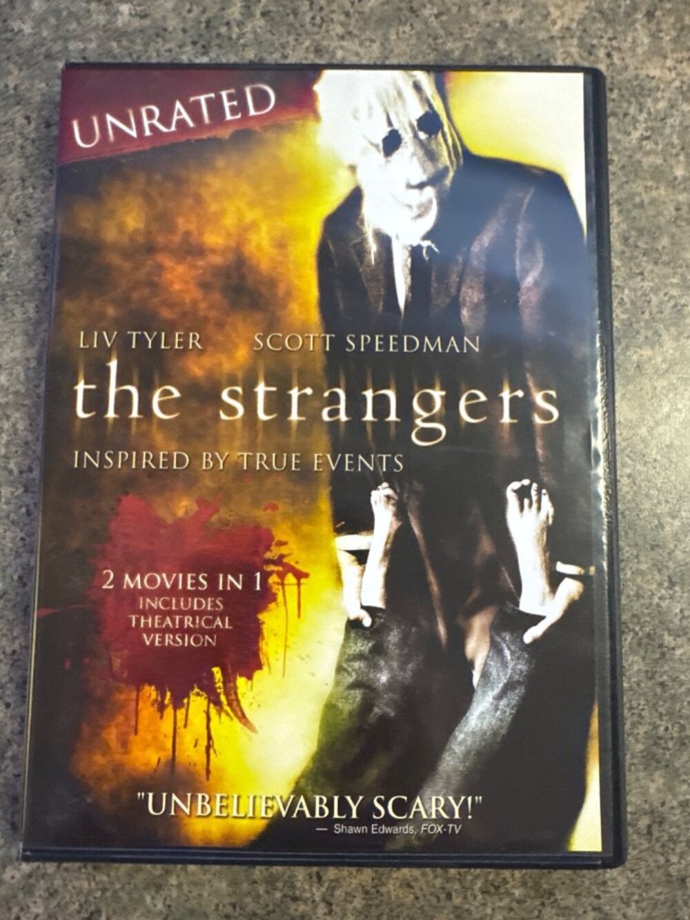 The Strangers Unrated DVD Horror Thriller 2 Movies In 1 Liv Tyler Scott Speedman